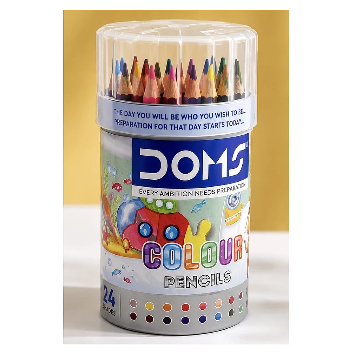 DOMS Round Colour Pencils (24 Shades