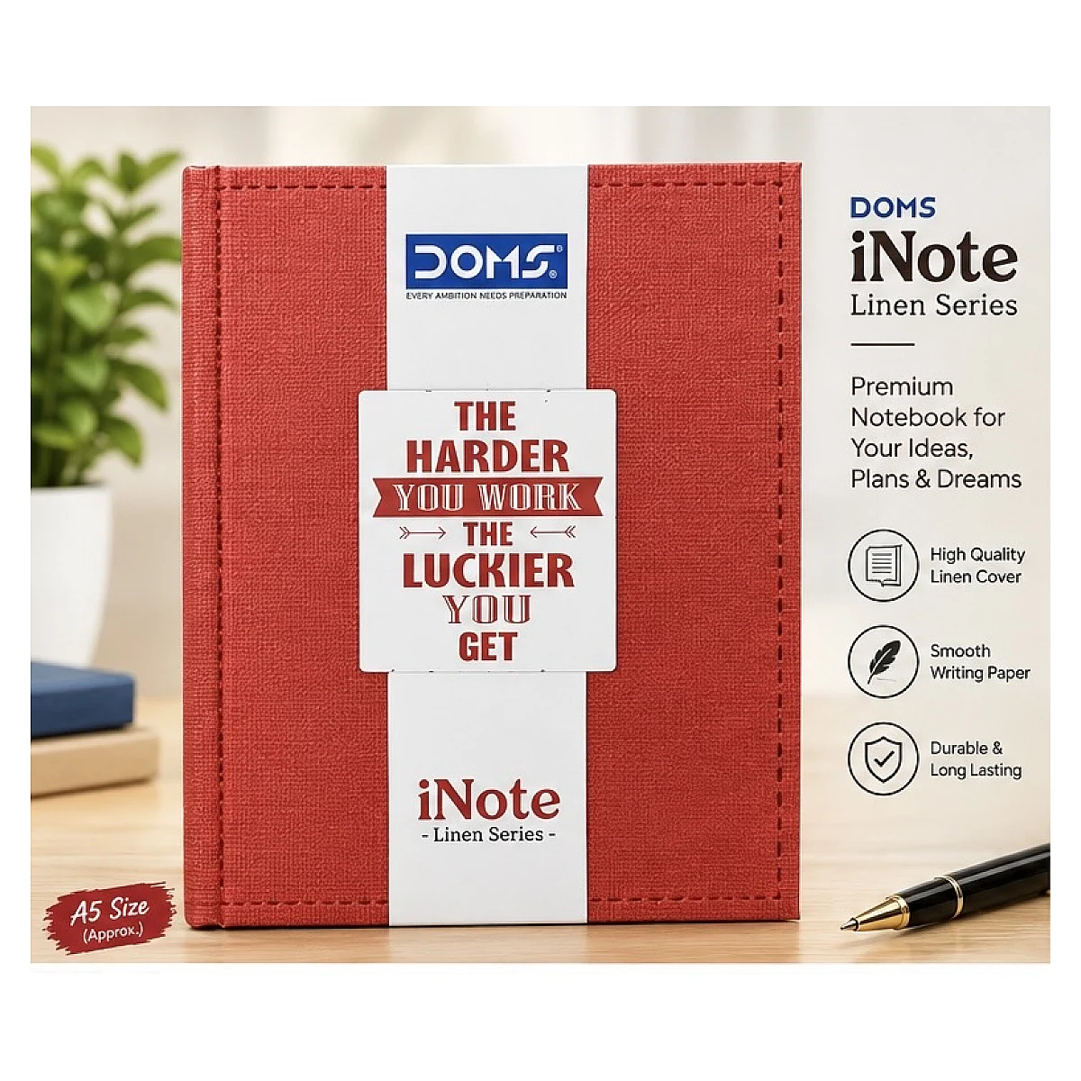 DOMS iNote Hard Bound Diary / Exercise Notebook