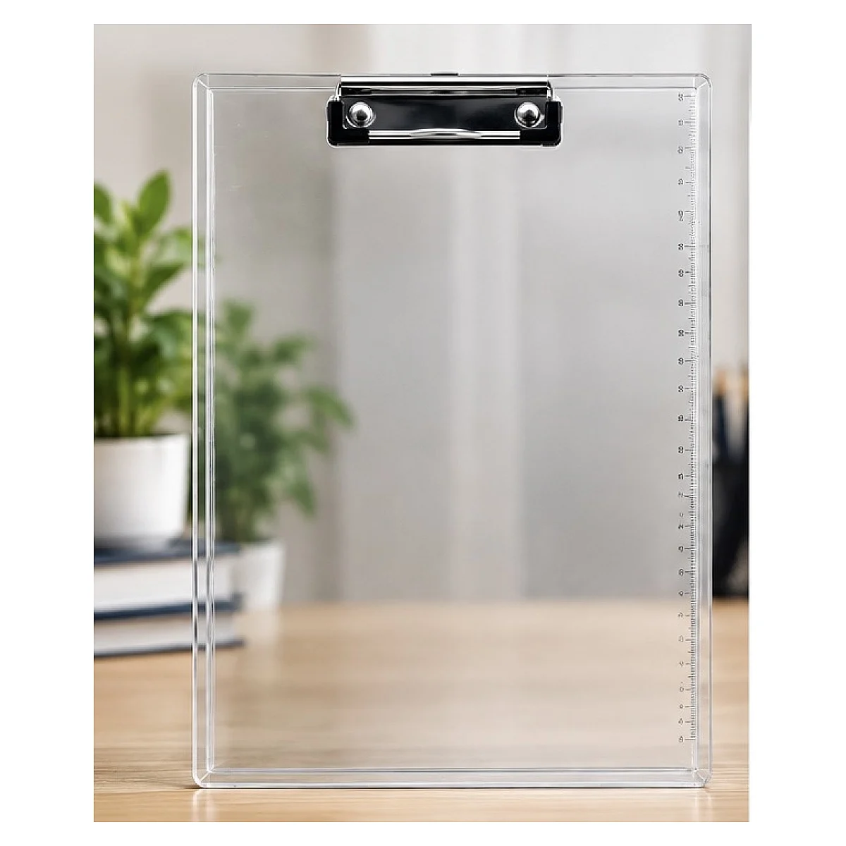 AMCO Platinum Transparent Acrylic Exam Pad / Clipboard (10x14 Inch) - Plain Clear