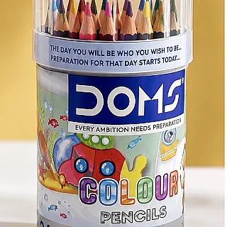 DOMS Round Colour Pencils (24 Shades