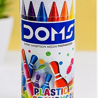DOMS Plastic Crayons 14 Shades Art No. 7120
